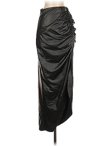 PrettyLittleThing Faux Leather Skirt (view 1)