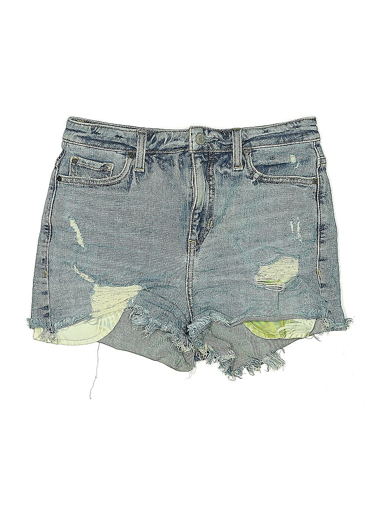 Pre-owned Guess Denim Shorts In Blue