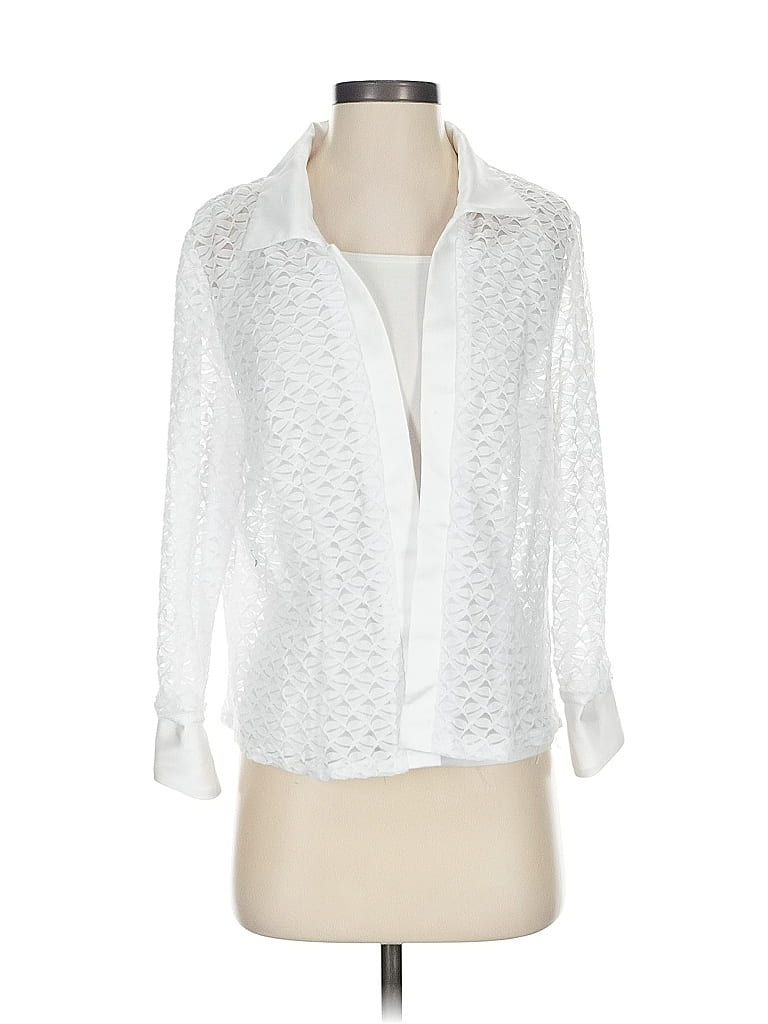 Pre-owned Assorted Brands Blazer Jacket In White