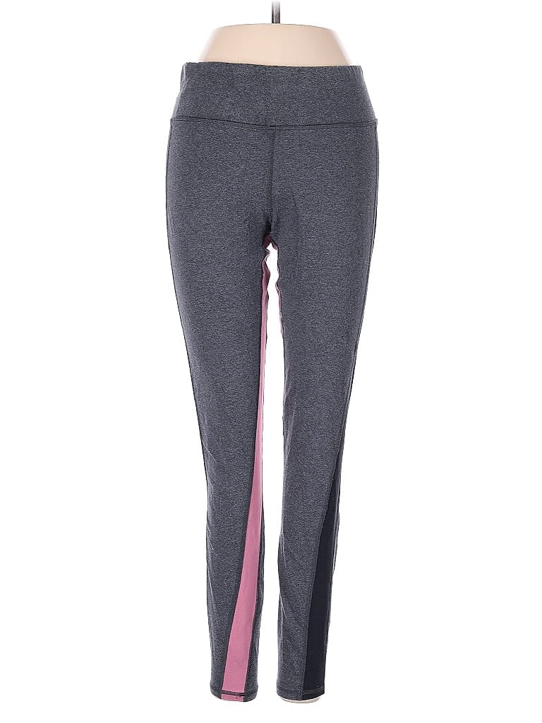 Pact Color Block Gray Active Pants Size S - photo 1