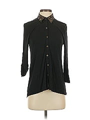 Cable & Gauge 3/4 Sleeve Blouse