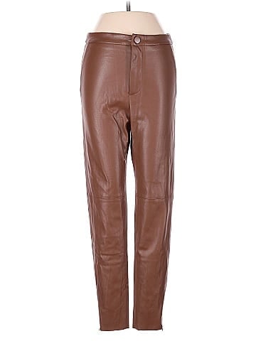 Zara Faux Leather Pants (view 1)