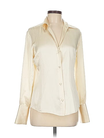 Banana Republic Long Sleeve Silk Top (view 1)