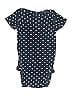 Just One You Made by Carter's 100% Cotton Polka Dots Black Short Sleeve Onesie 9-12 MO / 12 MO - photo 2