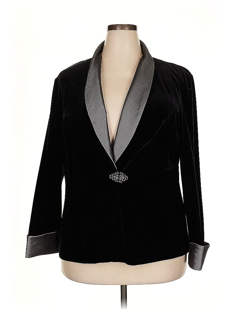 Alex Evenings Black Cocktail Dress Size 2X - photo 1
