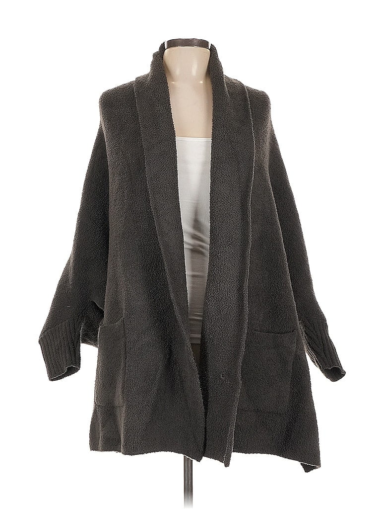 Barefoot Dreams 100% Polyester Gray Cardigan One size - photo 1