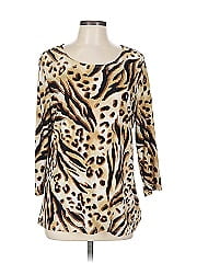 Jm Collection 3/4 Sleeve Blouse