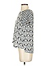 Ann Taylor LOFT 100% Polyester Silver Short Sleeve Top Size XS - photo 4