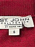 St. John Collection Solid Burgundy Formal Skirt Size 6 - photo 4