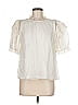 Sea New York 100% Silk Ivory Short Sleeve Silk Top Size M - photo 1