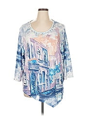 Alfred Dunner 3/4 Sleeve Top
