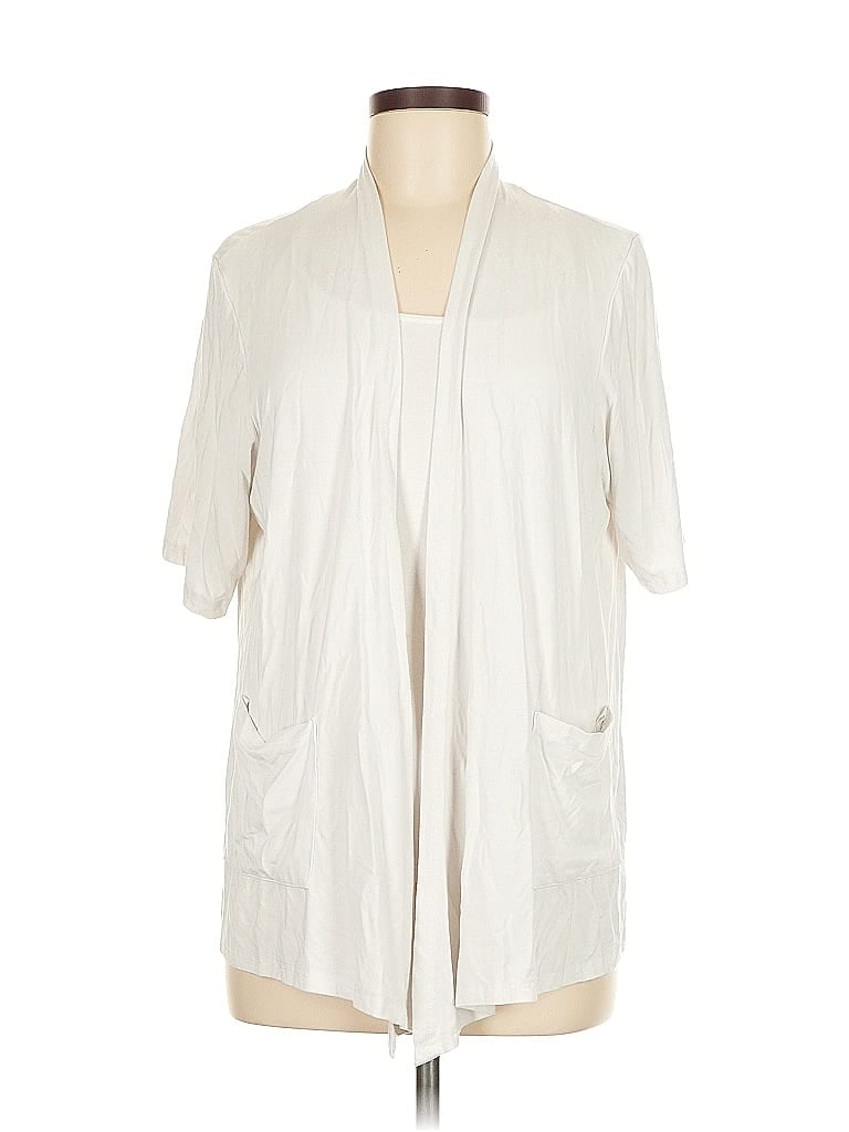 Pre-owned Assorted Brands Kimono In White