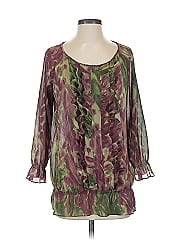Ak Anne Klein 3/4 Sleeve Blouse