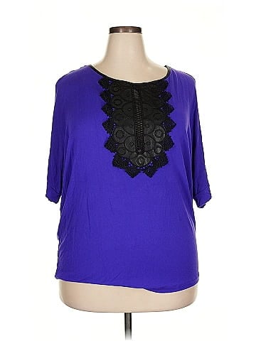 One World Short Sleeve Blouse (view 1)