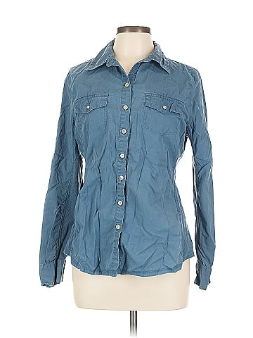 Converse One Star Long Sleeve Button-Down Shirt (view 1)