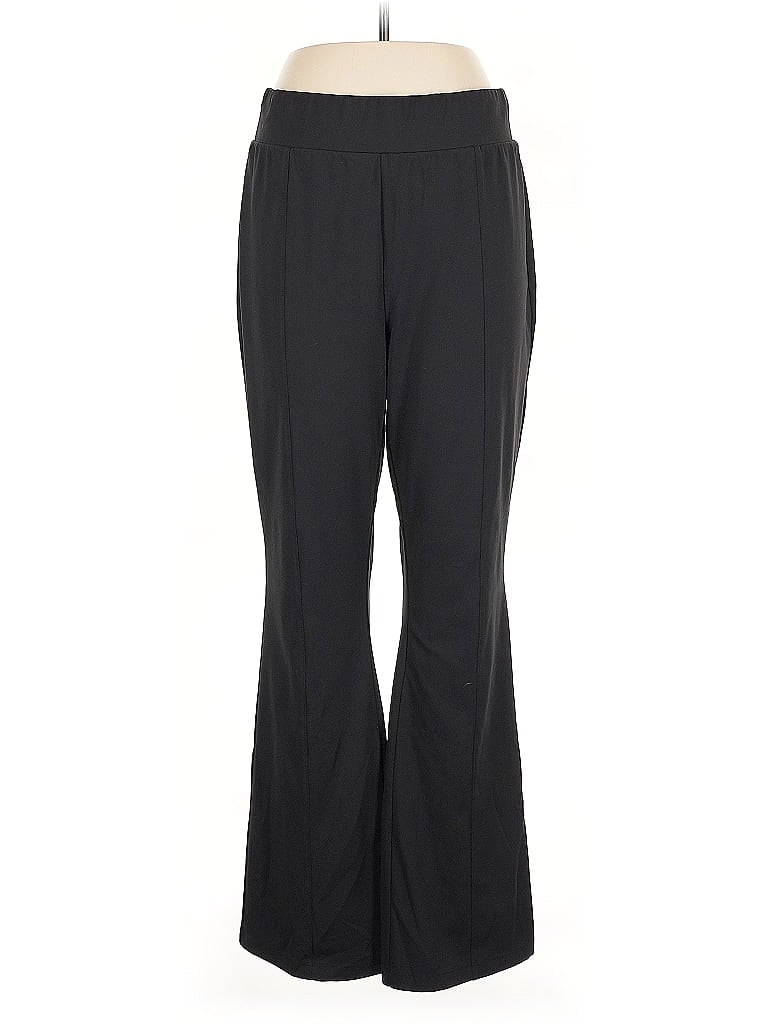 T by Talbots Solid Black Dress Pants Size L - photo 1