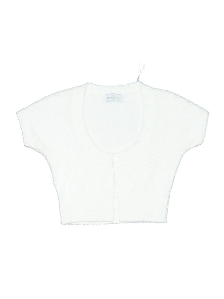 Pre-owned Assorted Brands Kids' Cardigan Sweater In White