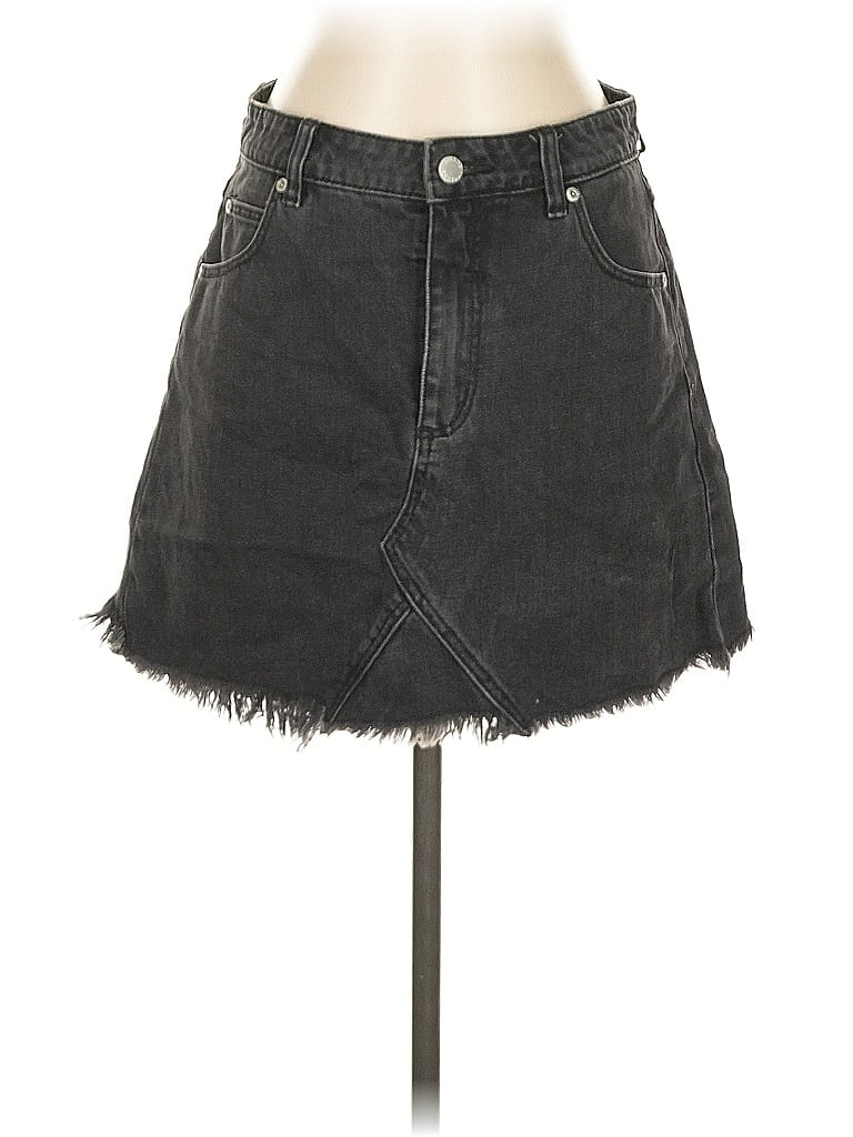 Pre-owned Rolla's Denim Skirt In Black
