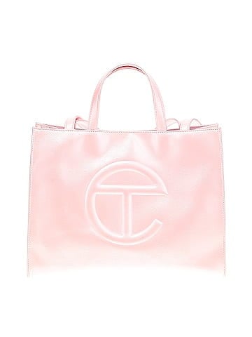 Telfar Vegan Leather 'Bubblegum' Large Shopping Bag (view 1)
