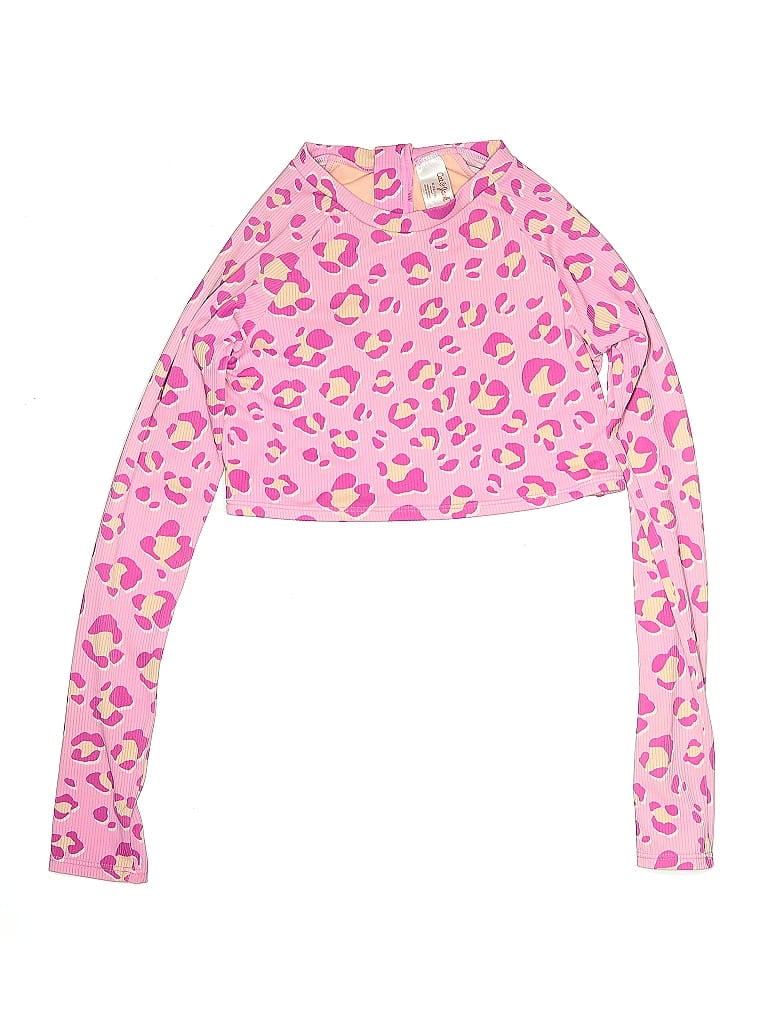 Click to view more detailed imagery on our partner's website Pre-owned Cat & Jack Kids' Rash Guard In Pink