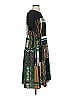 Gracia 100% Polyester Graphic Green Casual Dress Size S - photo 4
