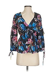 Tanya Taylor 3/4 Sleeve Silk Top