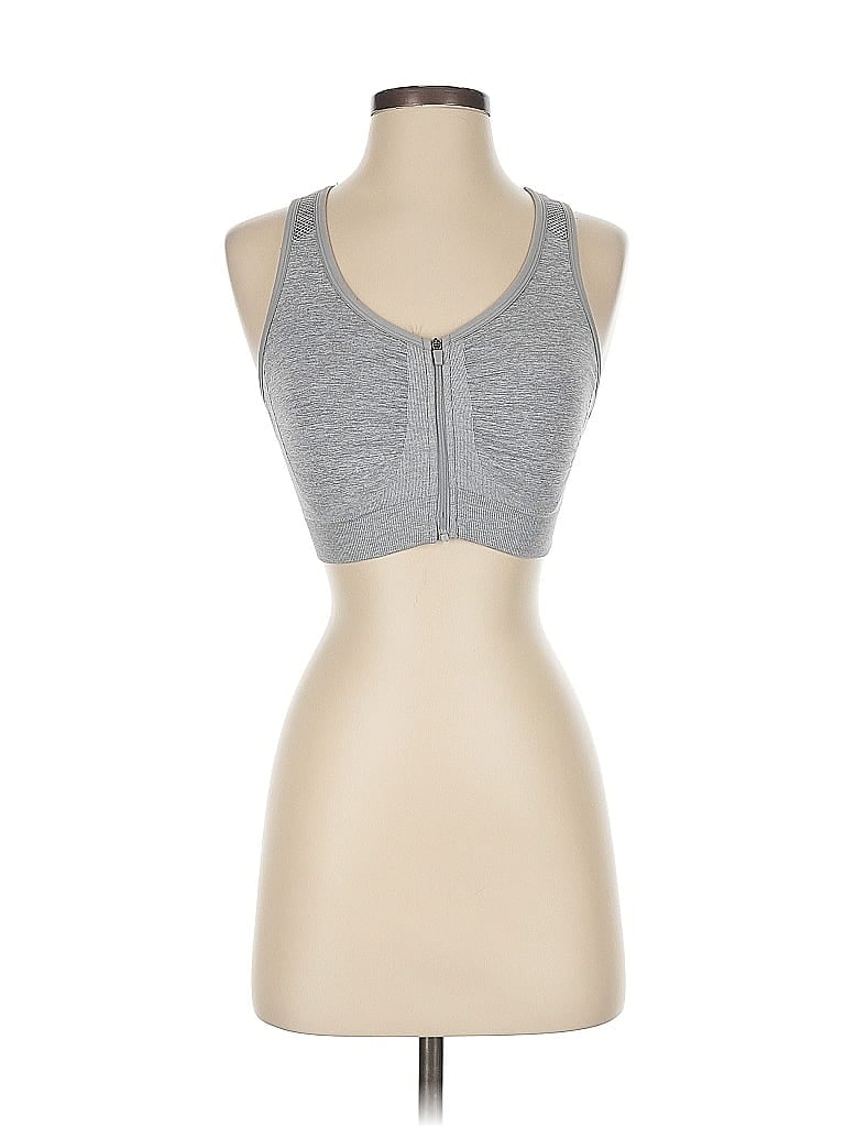 Pre-owned 90 Degree By Reflex Tank Top Gray Halter Neckline Tops