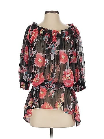 Plastic Island 3/4 Sleeve Blouse (view 1)