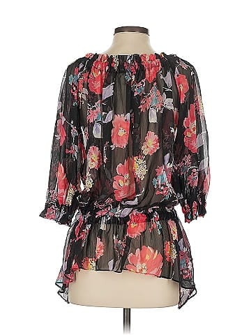 Plastic Island 3/4 Sleeve Blouse (view 2)