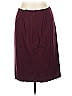 Ann Taylor Factory Solid Burgundy Formal Skirt Size 10 - photo 2