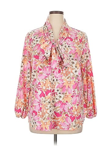 Bar III 3/4 Sleeve Blouse (view 1)