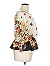 West Kei 100% Polyester Ivory 3/4 Sleeve Blouse Size XL - photo 3