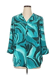 Jm Collection 3/4 Sleeve Blouse