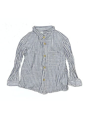Zara Long Sleeve Button-Down Shirt (view 1)
