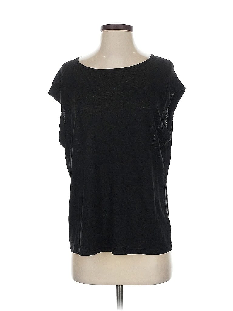 Pre-owned Velvet By Graham & Spencer Short Sleeve T-shirt In Black