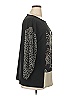 JM Collection Black 3/4 Sleeve Blouse Size L - photo 3
