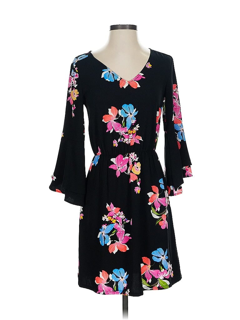 Pre-owned 7 For All Mankind Casual Dress In Black