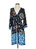 Hale Bob Paisley Blue Casual Dress Size S - photo 1
