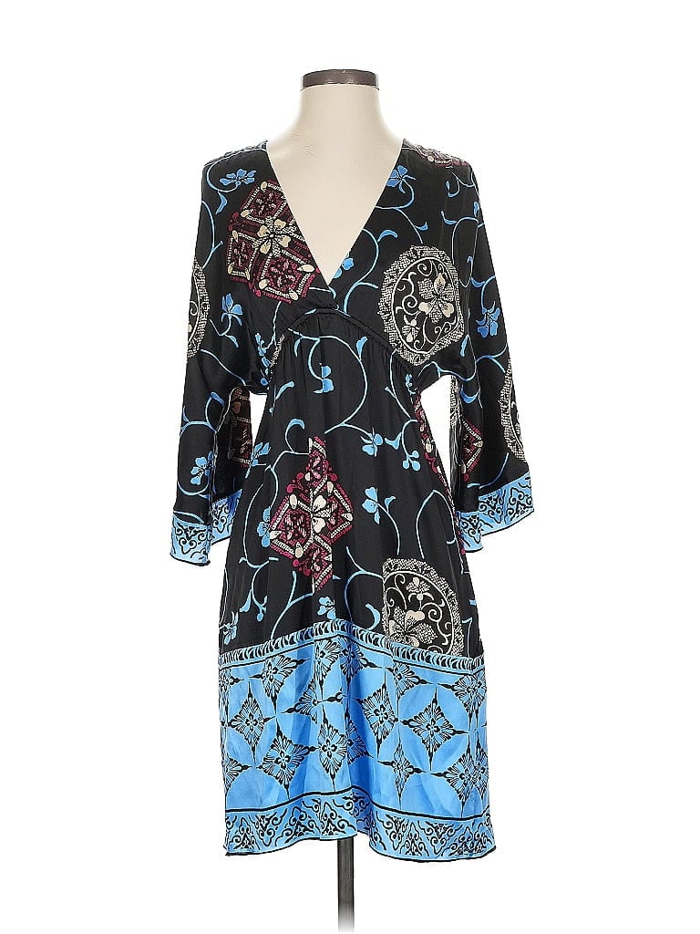 Hale Bob Paisley Blue Casual Dress Size S - photo 1