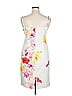 Black Halo Floral White Cocktail Dress Size 14 - photo 2