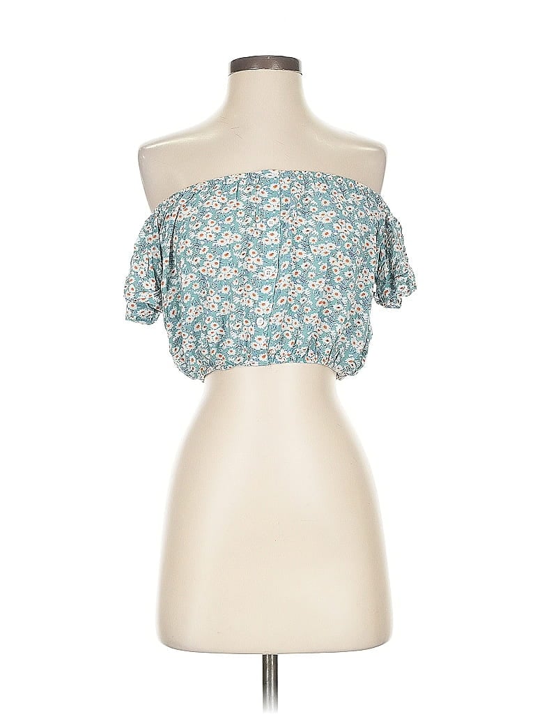 Click to view more detailed imagery on our partner's website Pre-owned Millau Short Sleeve Blouse In Green