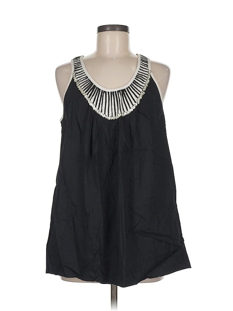 Pre-owned French Connection Sleeveless Blouse In Black
