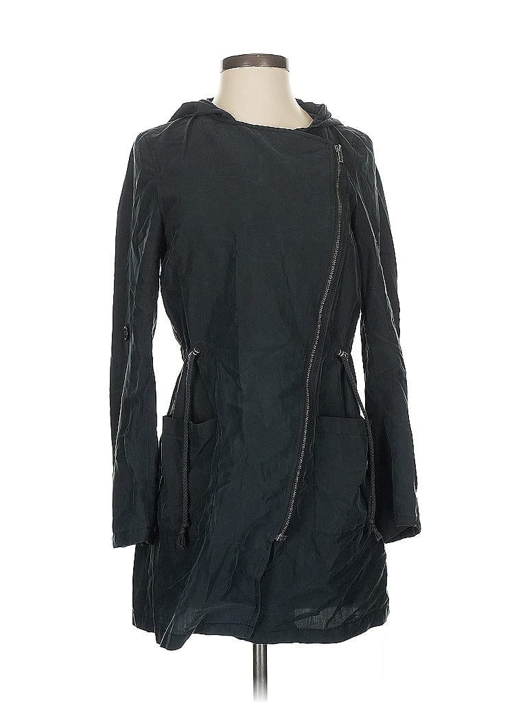 Pre-owned Divided By H&m Raincoat In Black