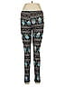 No Boundaries Print Teal Leggings Size M - photo 2