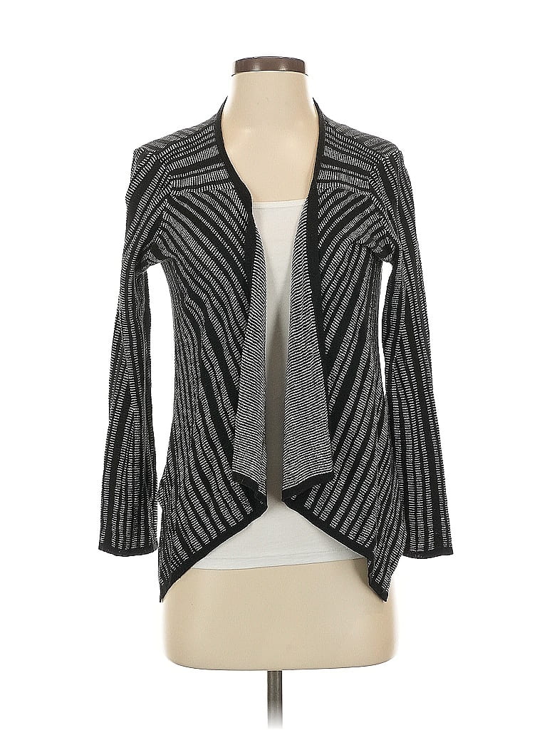 Pre-owned Jones New York Collection Cardigan Sweater In Gray