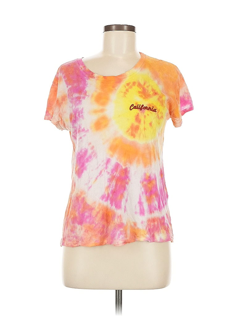 BRANDY MELVILLE Pre-owned Short Sleeve T-shirt In Orange