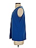 Susan Graver Blue Sleeveless Blouse Size S - photo 5