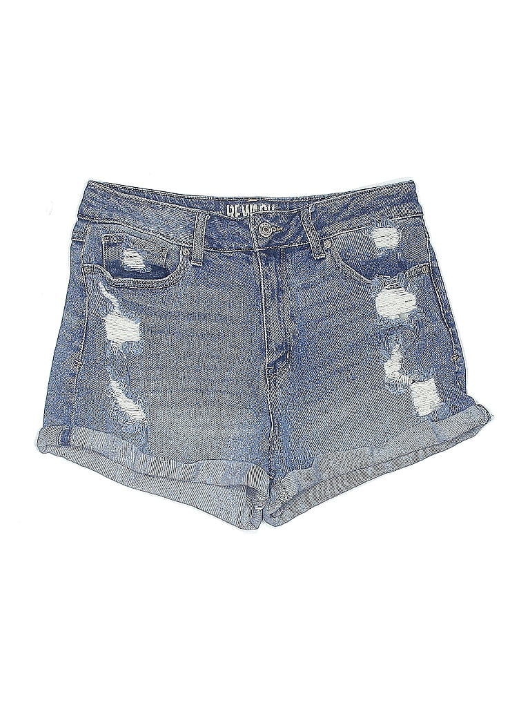 REWASH Pre-owned Denim Shorts In Blue