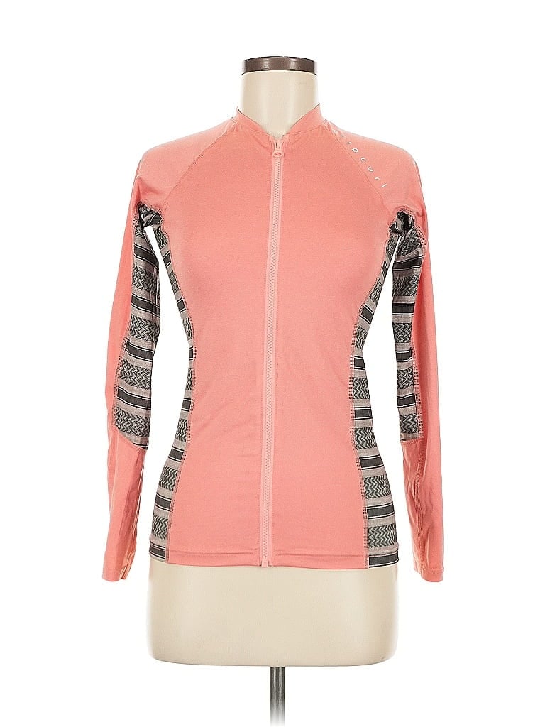 Pre-owned Rip Curl Track Jacket In Pink