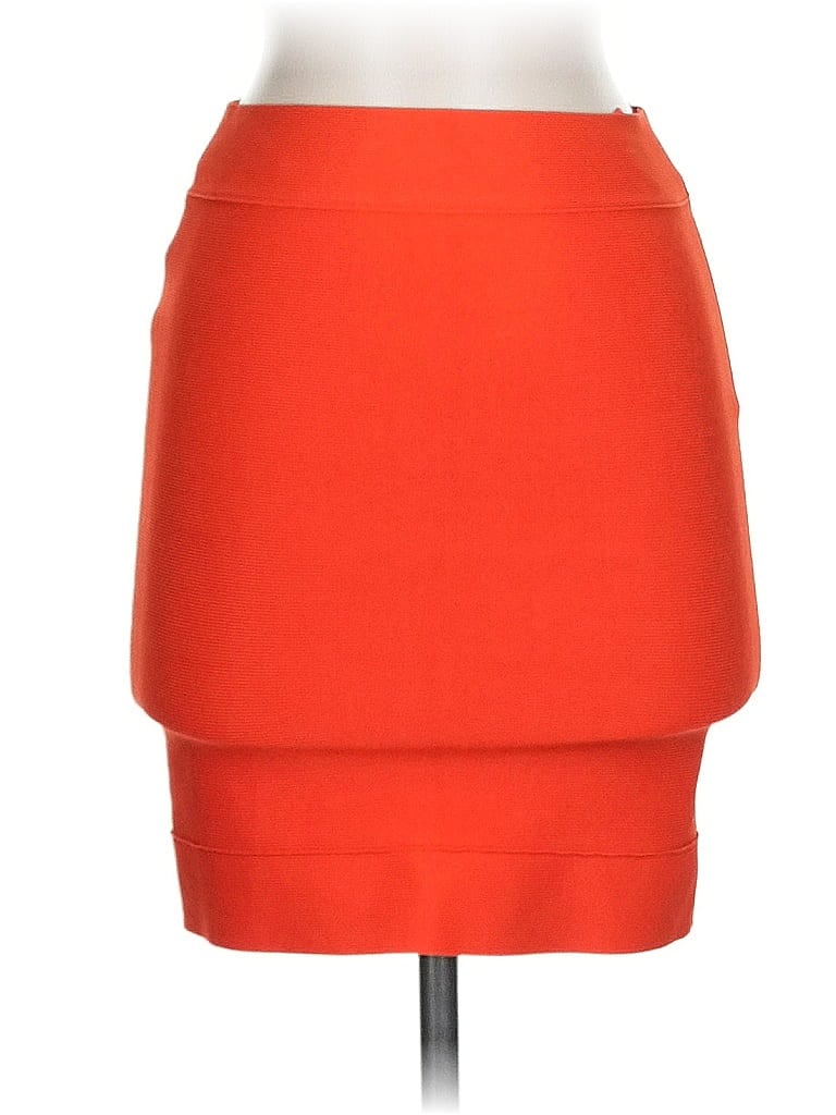 Pre-owned Bcbgmaxazria Casual Skirt In Orange